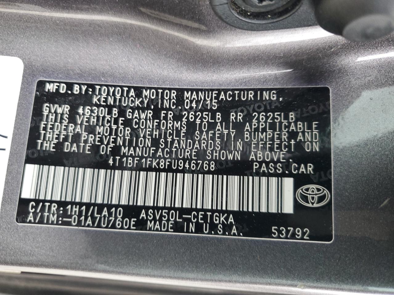 2015 Toyota Camry - Image 12