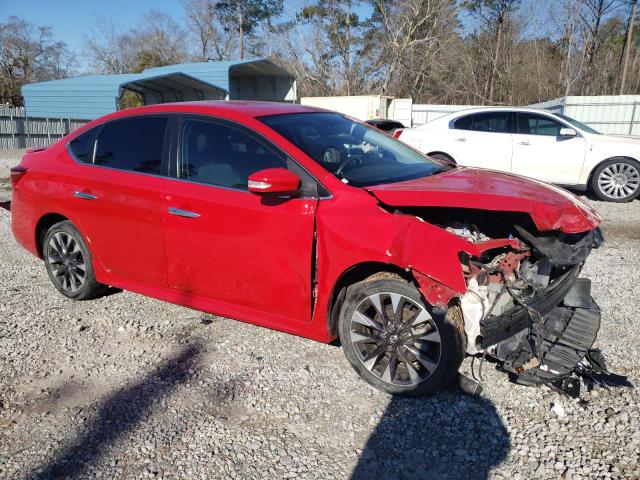 NISSAN SENTRA 2017 Czerwony