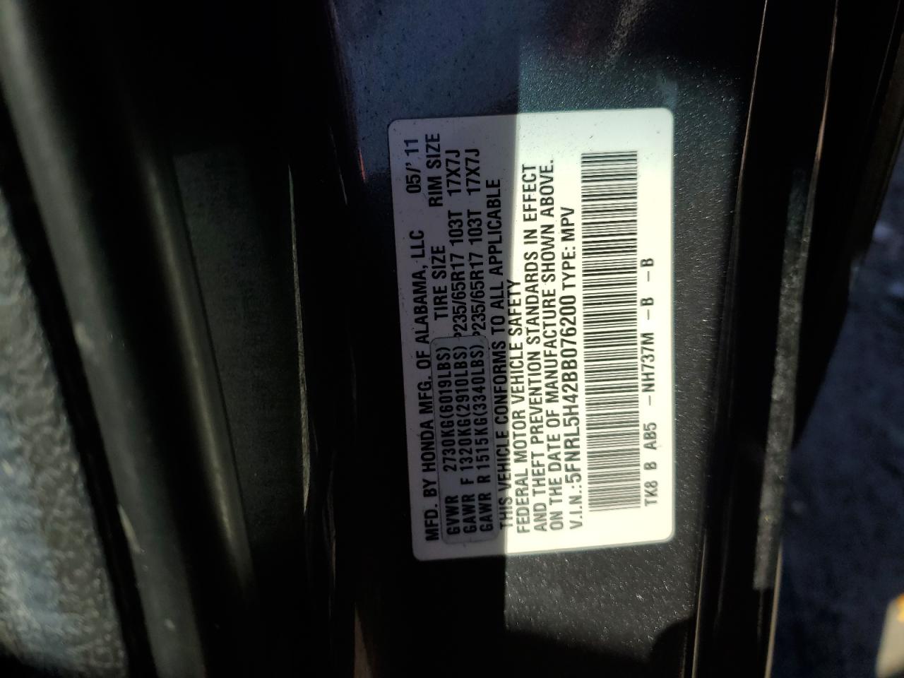 2011 Honda Odyssey - Image 13