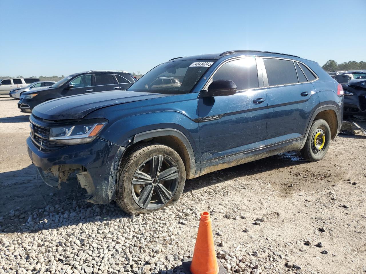 2023 Volkswagen Atlas Cross Sport Sel R-Line للبيع في Houston، TX - Front End