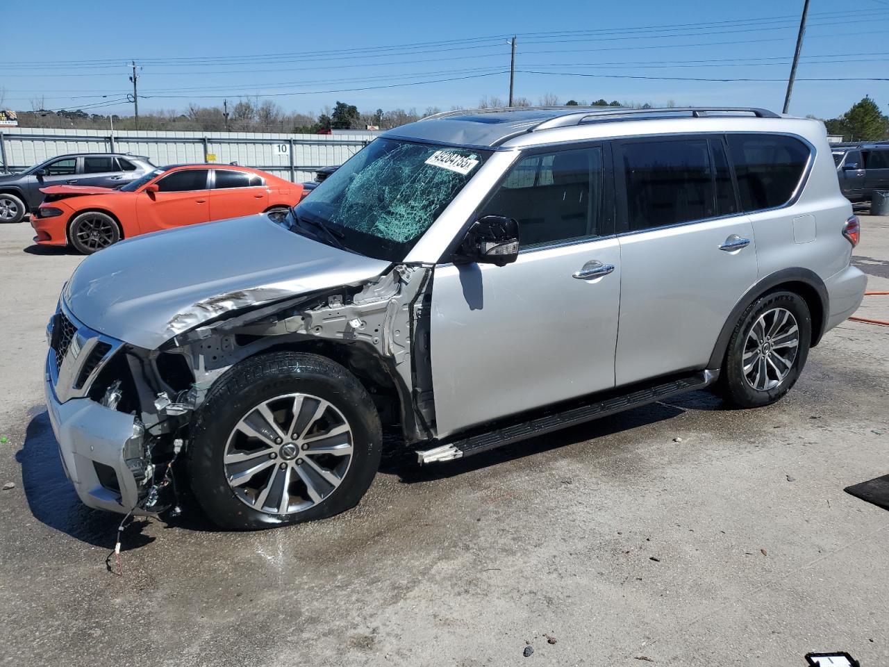 2019 Nissan Armada Sv للبيع في Montgomery، AL - Front End
