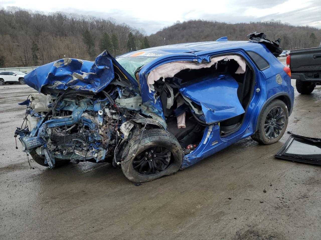 2018 Mitsubishi Outlander Sport Es na sprzedaż w Ellwood City, PA - Rollover