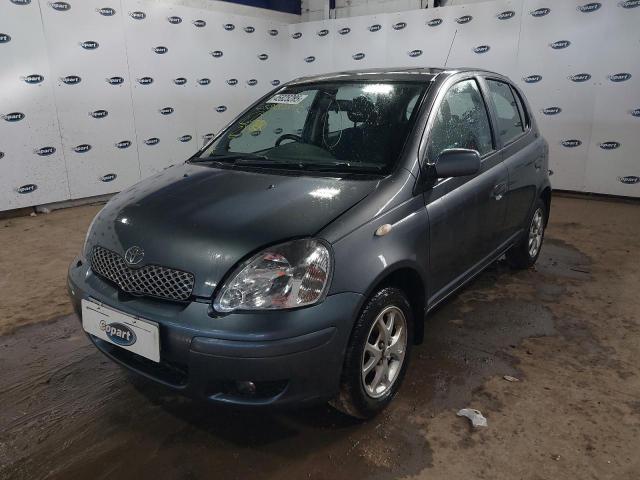 2005 TOYOTA YARIS BLUE