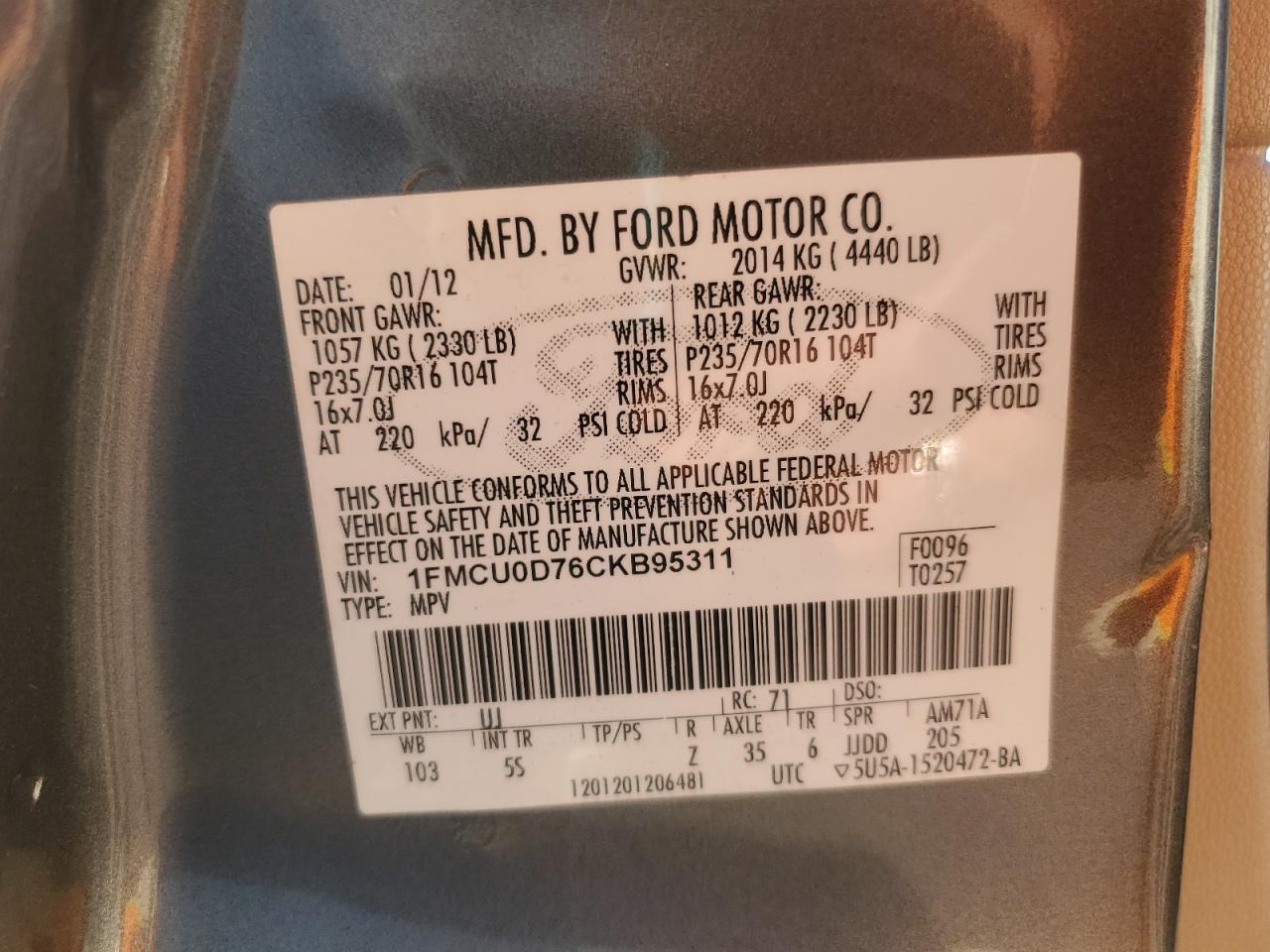 2012 Ford Escape - Image 13