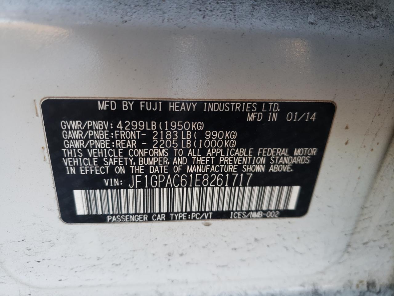 2014 Subaru Impreza - Image 13