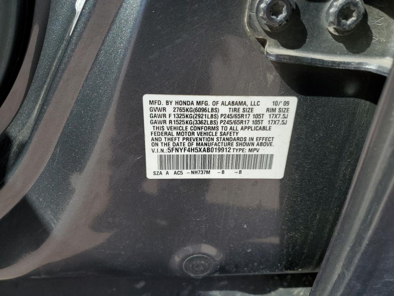 2010 Honda Pilot - Image 15