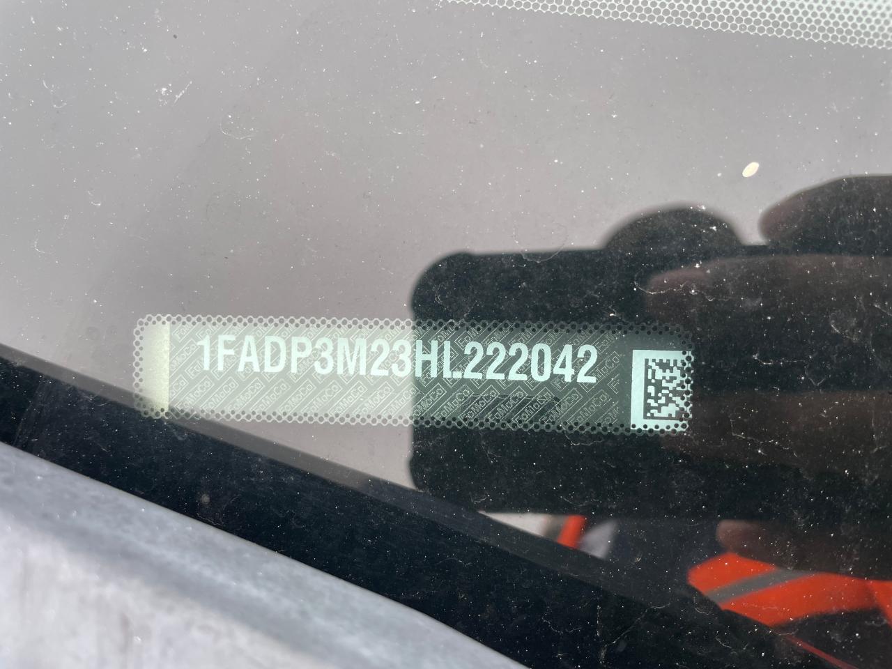 1FADP3M23HL222042 FORD FOCUS 2017