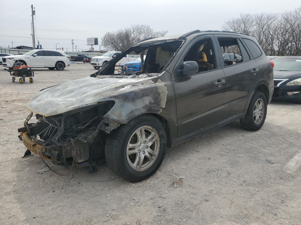 2011 Hyundai Santa Fe Gls продається в Oklahoma City, OK - Burn