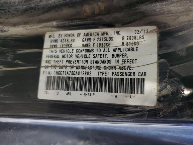 2013 HONDA ACCORD EX