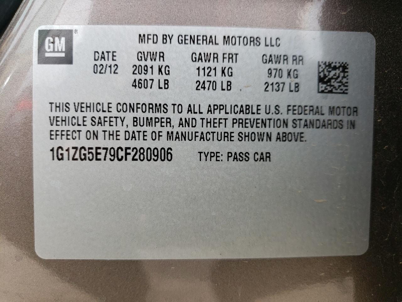 2012 Chevrolet Malibu - Image 12