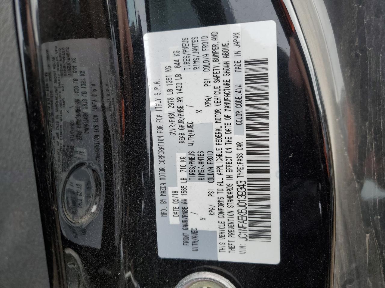 2018 Fiat 124 Spider - Image 12