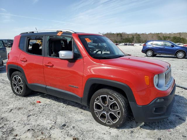  JEEP RENEGADE 2016 Красный
