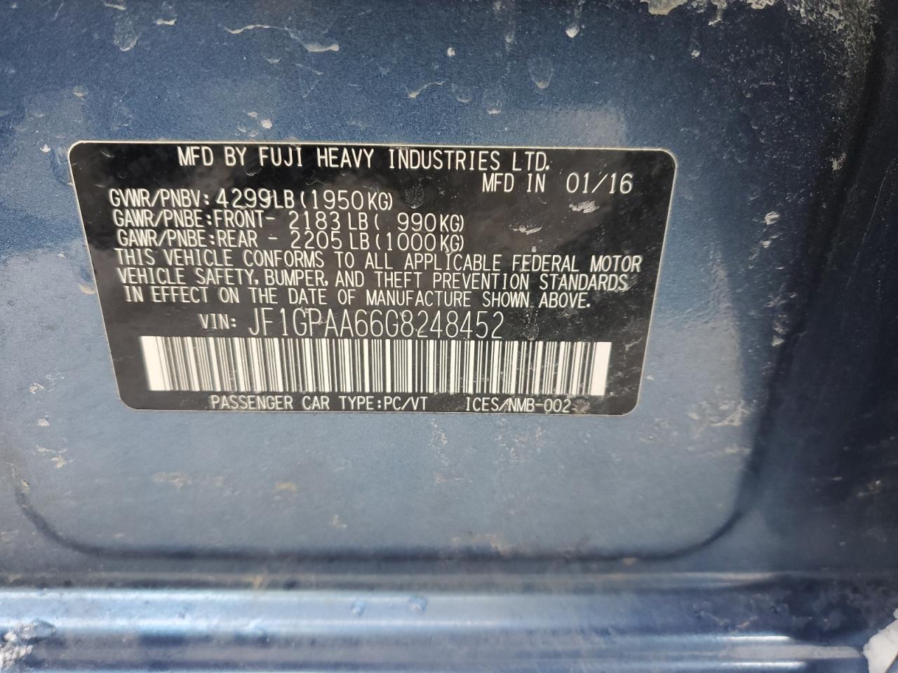 2016 Subaru Impreza - Image 13