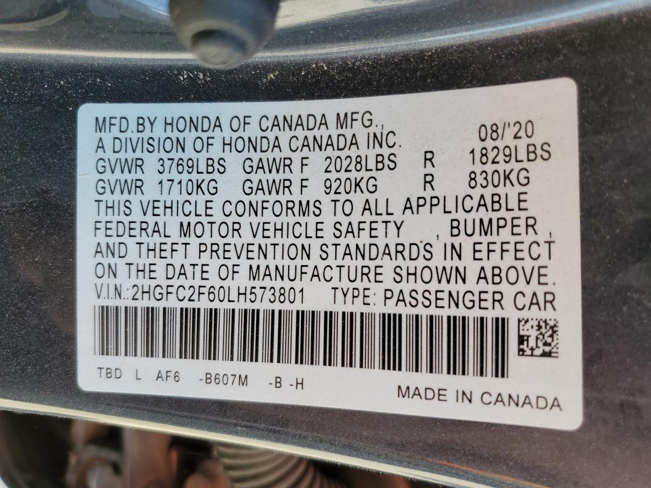 2020 Honda Civic - Image 12