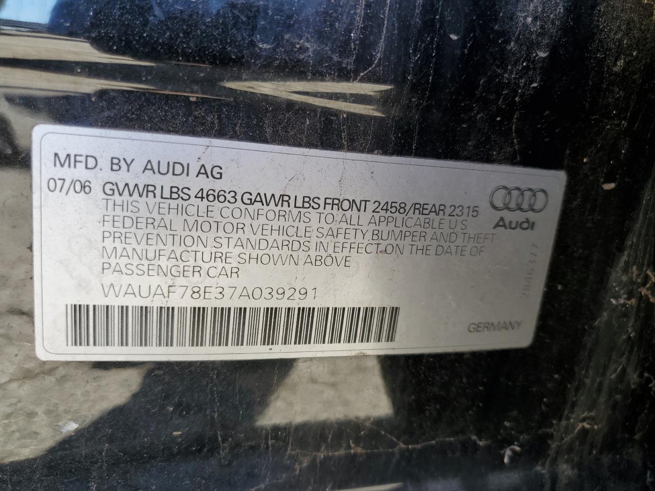 2007 Audi A4 - Image 12