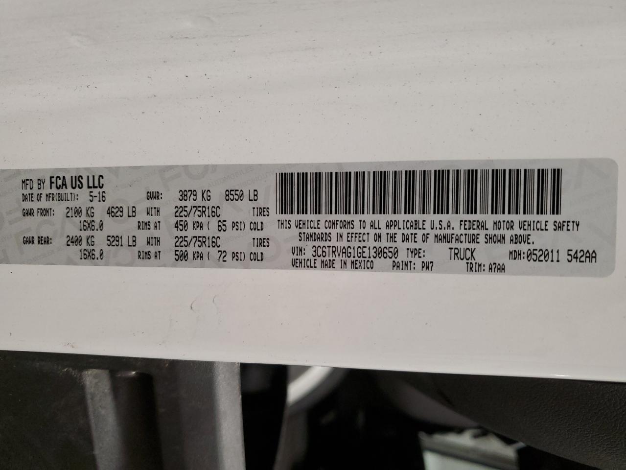 2016 RAM ProMaster City - Image 13