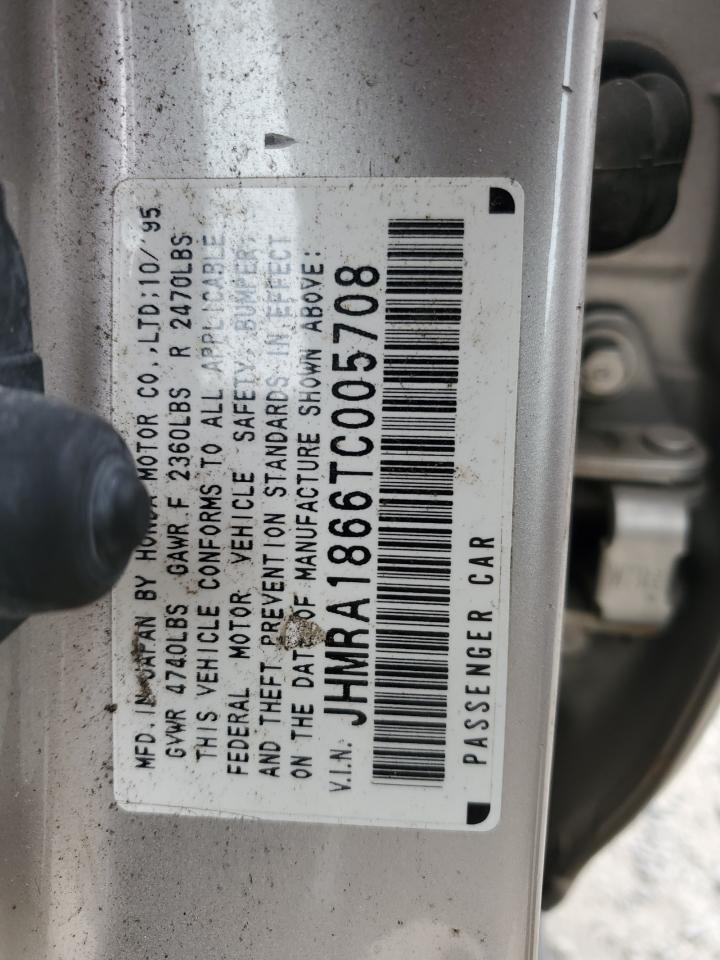 1996 Honda Odyssey Base VIN: JHMRA1866TC005708 Lot: 48154165