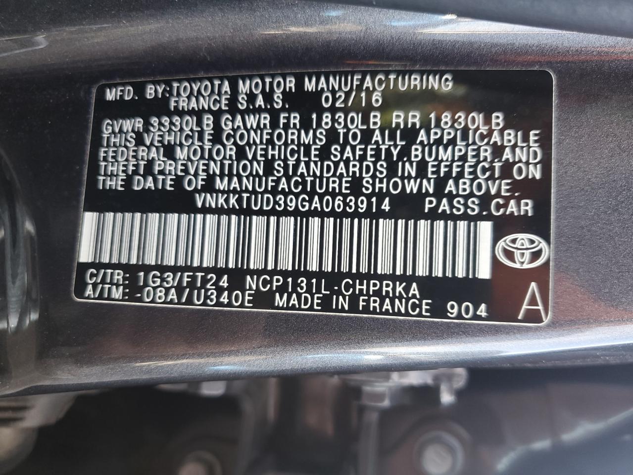 2016 Toyota Yaris - Image 15
