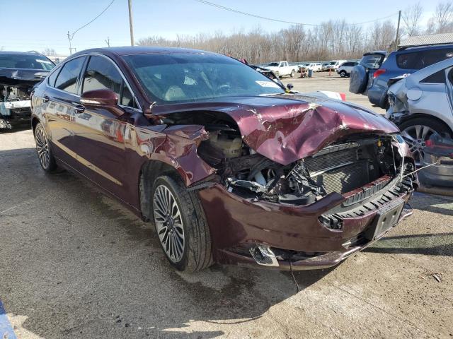  FORD FUSION 2017 Maroon
