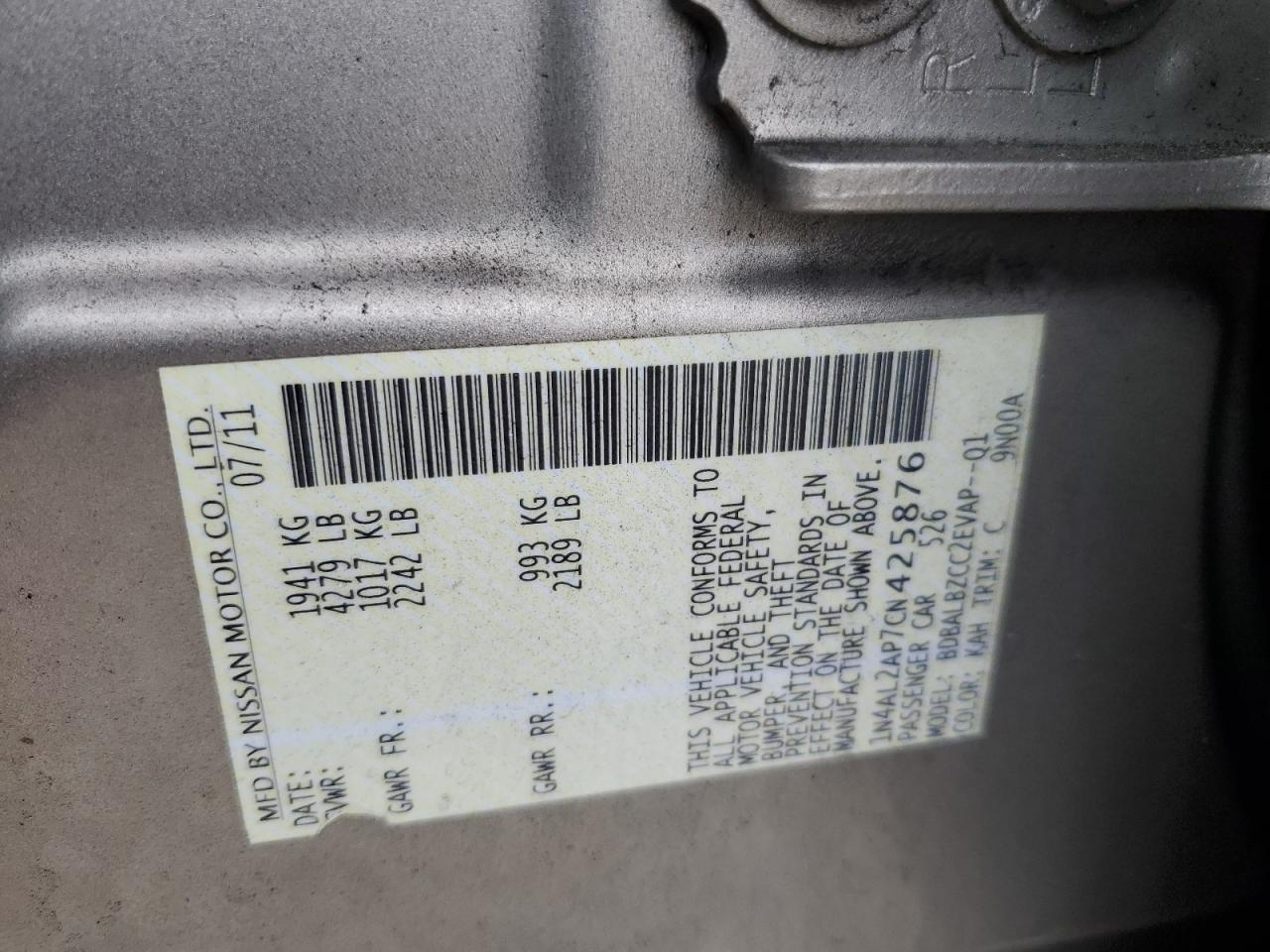 2012 Nissan Altima - Image 14