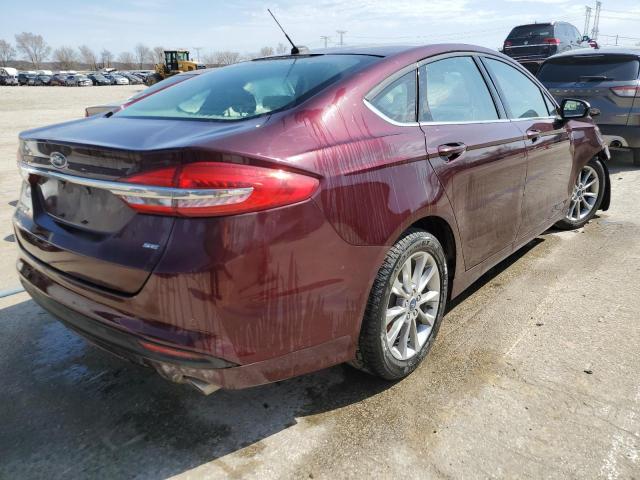  FORD FUSION 2017 Bordowy