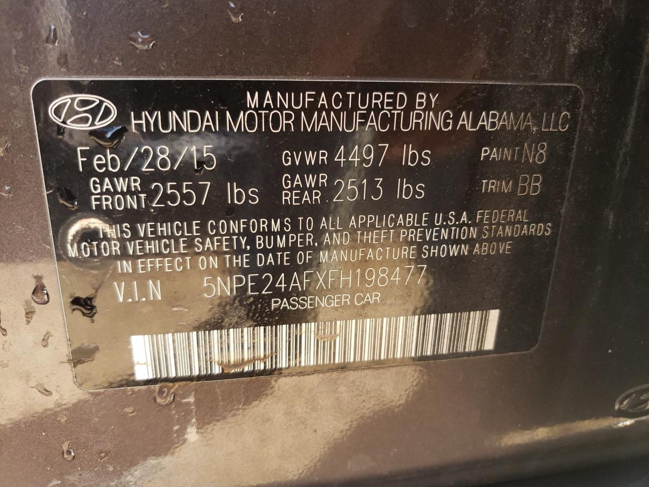 2015 Hyundai Sonata - Image 13
