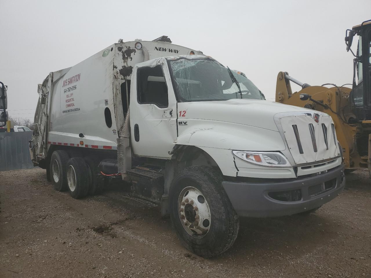 2022 International Hv607 Refuse Truck de vânzare în Des Moines, IA - Rollover