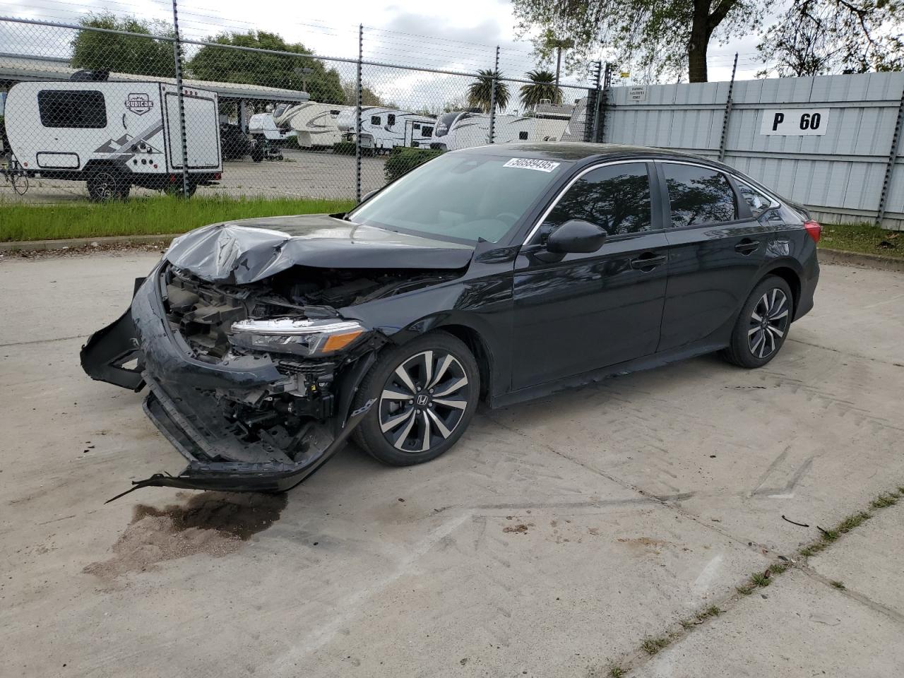 2024 Honda Civic Ex en Venta en Sacramento, CA - Front End