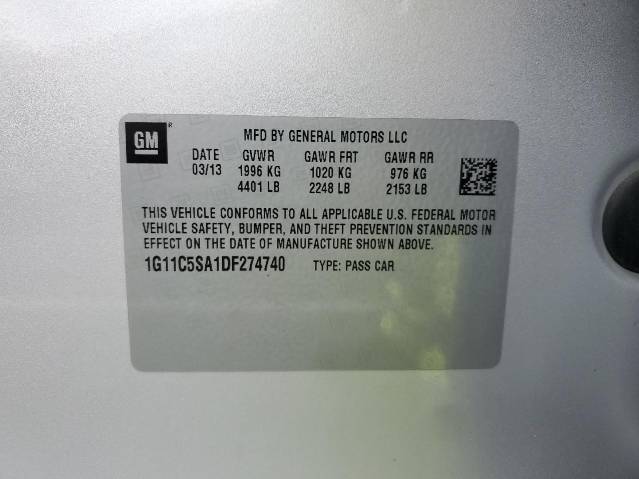 2013 Chevrolet Malibu - Image 12
