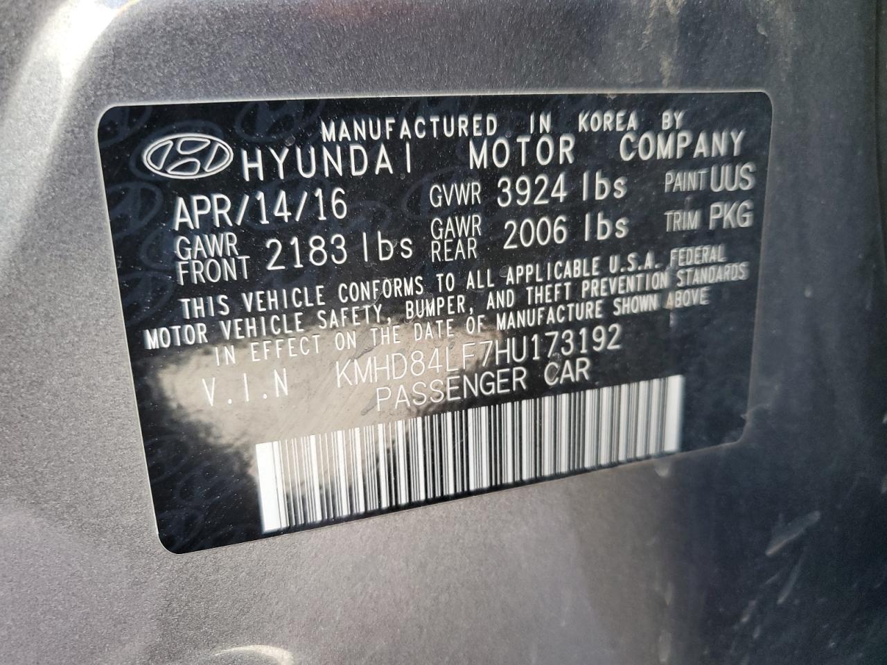 2017 Hyundai Elantra - Image 15