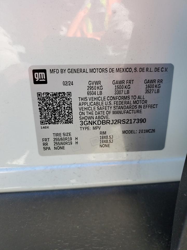 3GNKDBRJ2RS217390 CHEVROLET BLAZER 2024