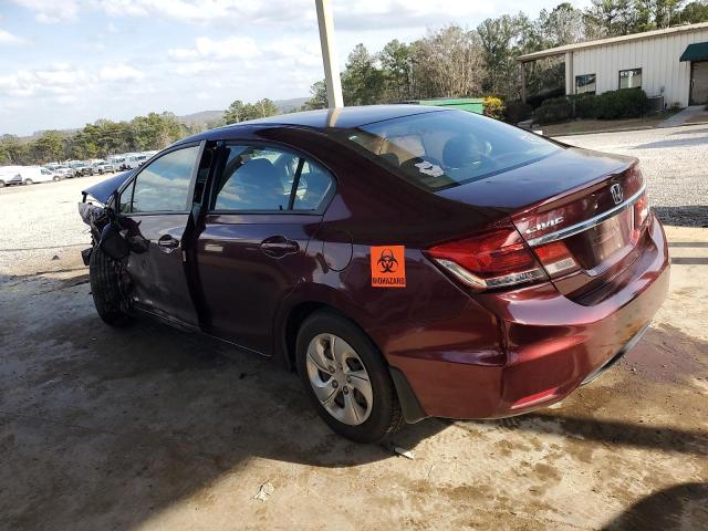  HONDA CIVIC 2013 Burgundy