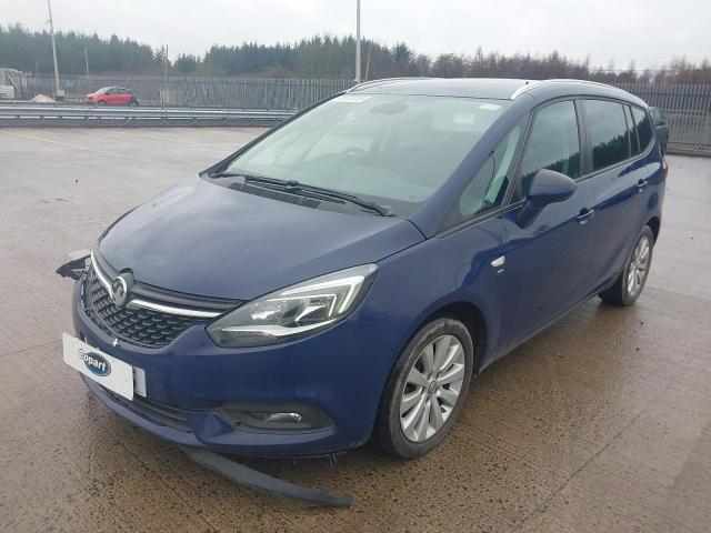 2017 VAUXHALL ZAFIRA TOU for sale at Copart WHITBURN