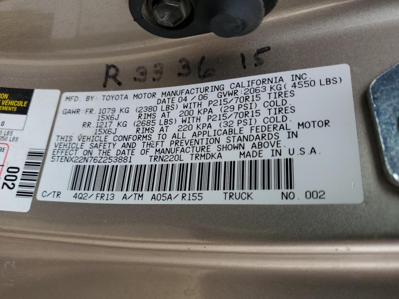 2006 Toyota Tacoma - Image 13