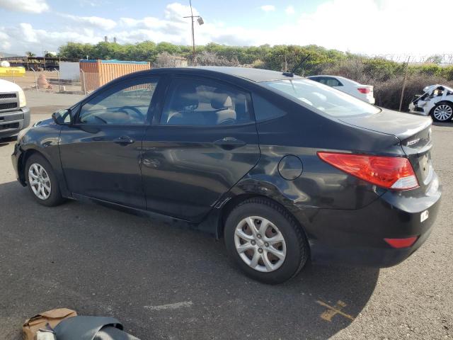  HYUNDAI ACCENT 2012 Чорний