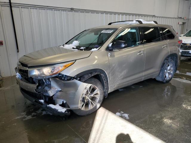  TOYOTA HIGHLANDER 2015 Золотий