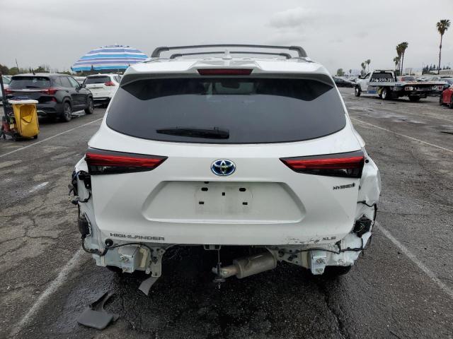  TOYOTA HIGHLANDER 2022 Белы