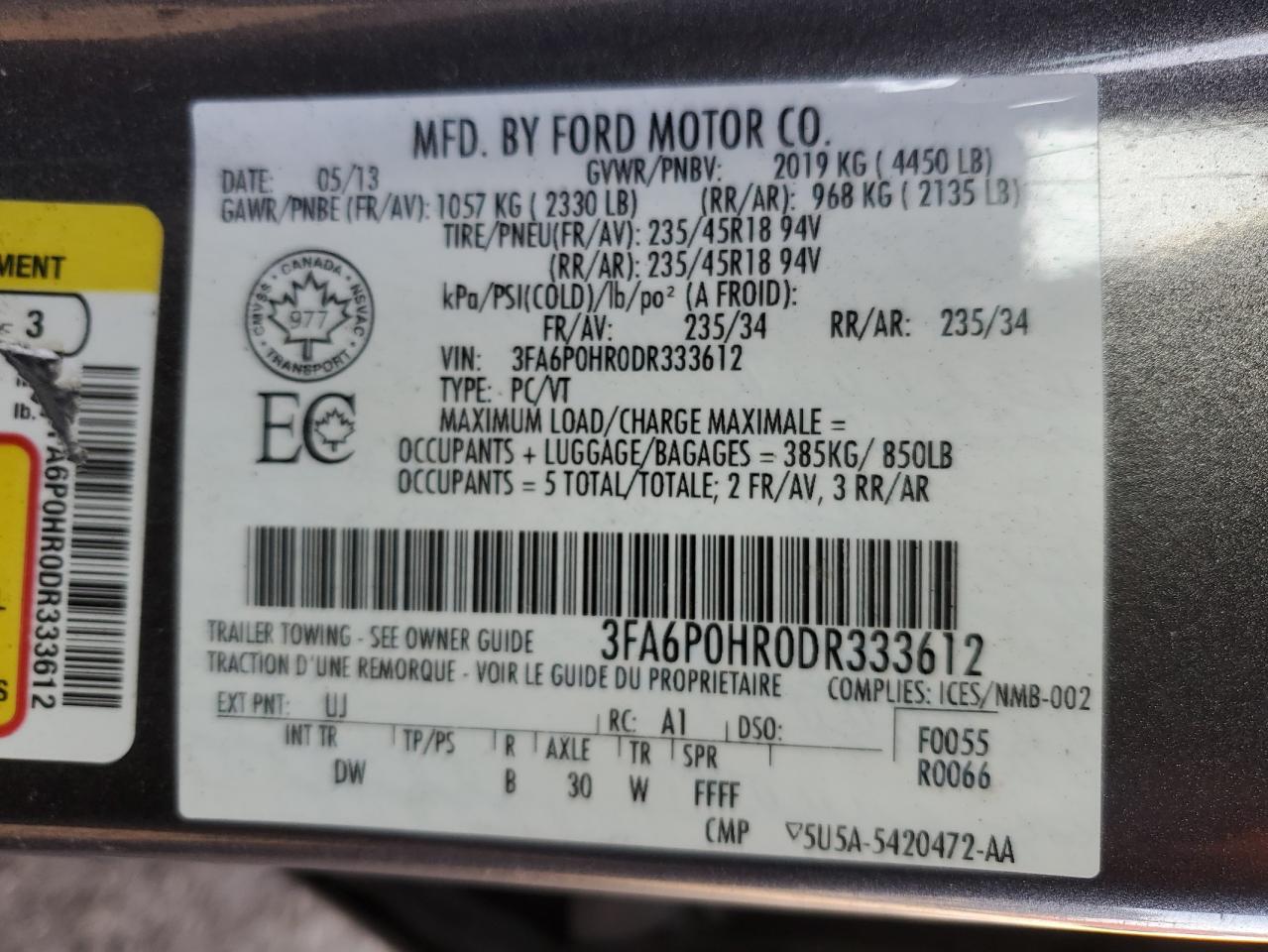2013 Ford Fusion - Image 12