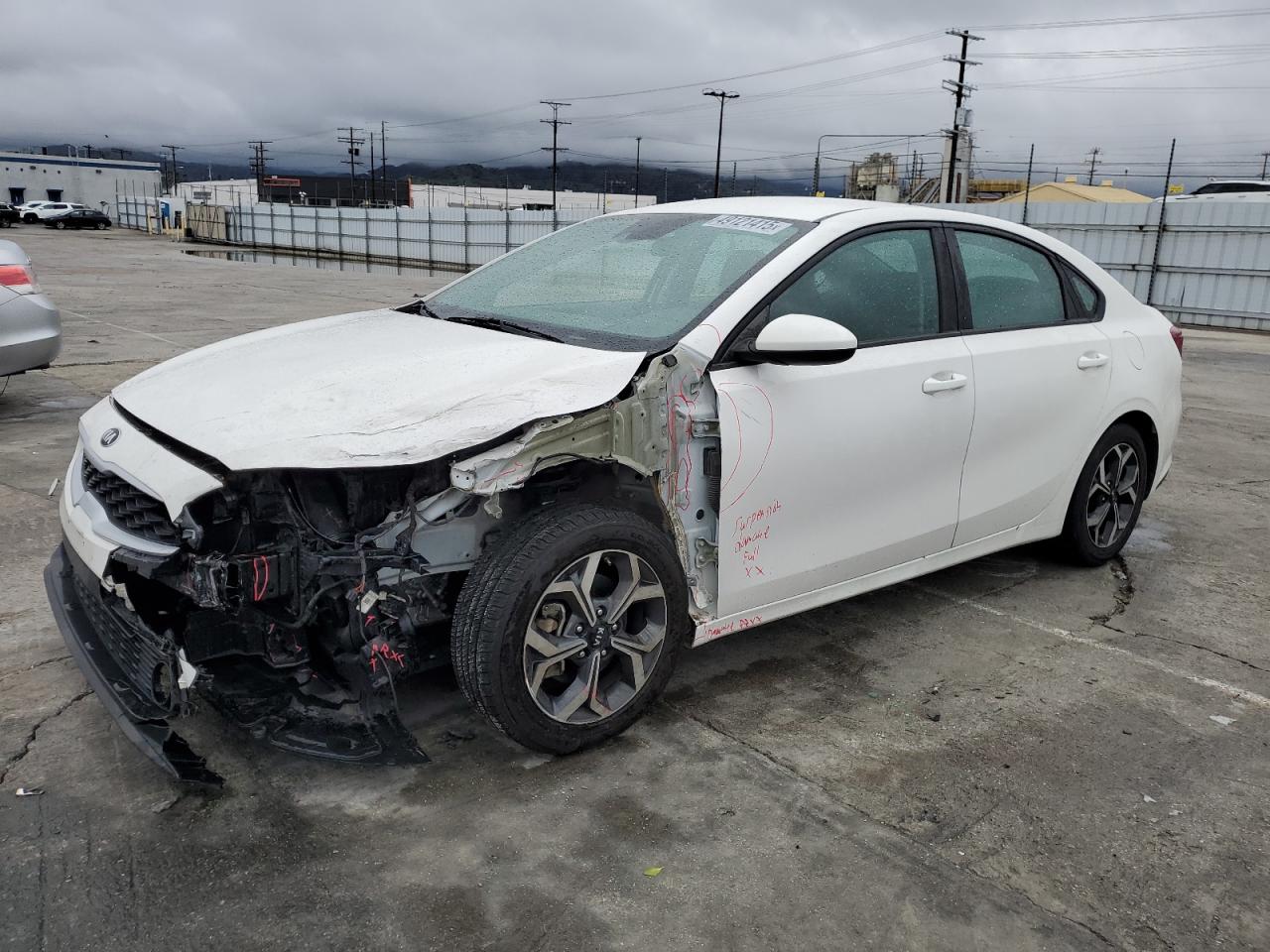 2020 Kia Forte Fe იყიდება Sun Valley-ში, CA - Front End