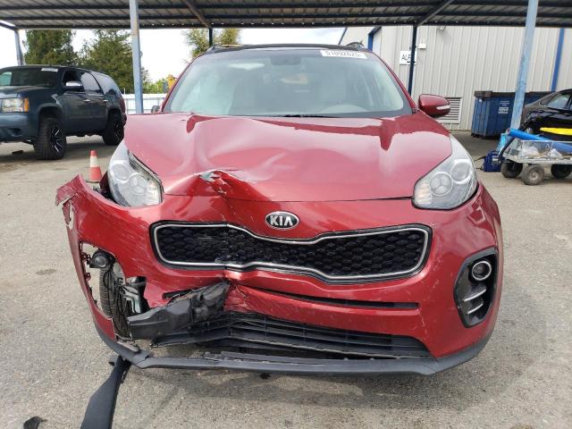  KIA SPORTAGE 2018 Красный
