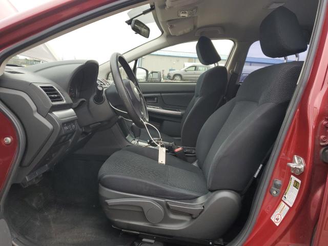 Кроссоверы SUBARU IMPREZA 2015 Бордовый