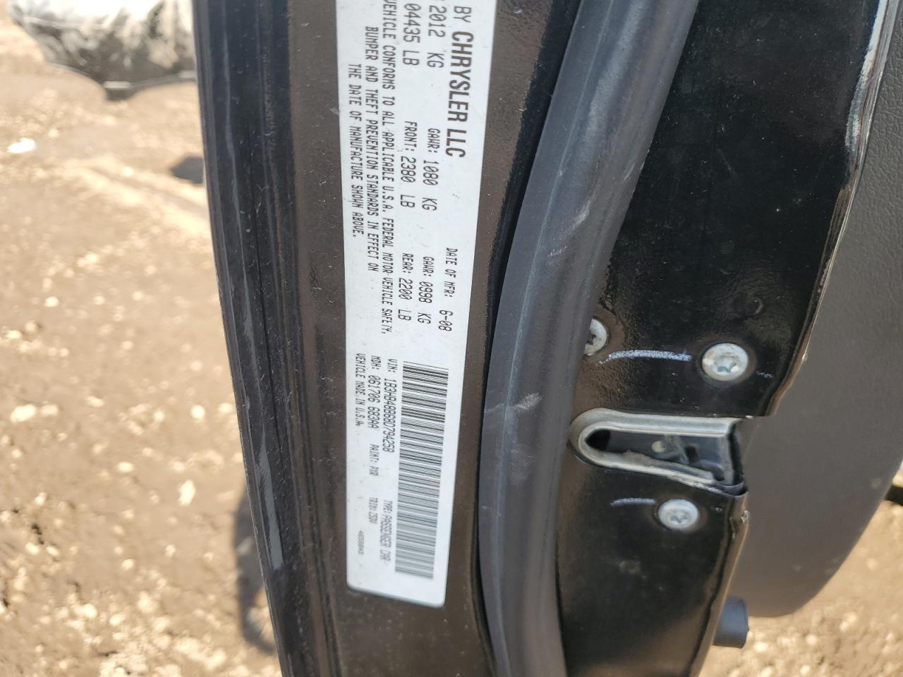 2008 Dodge Caliber Sxt VIN: 1B3HB48B68D794258 Lot: 48998135