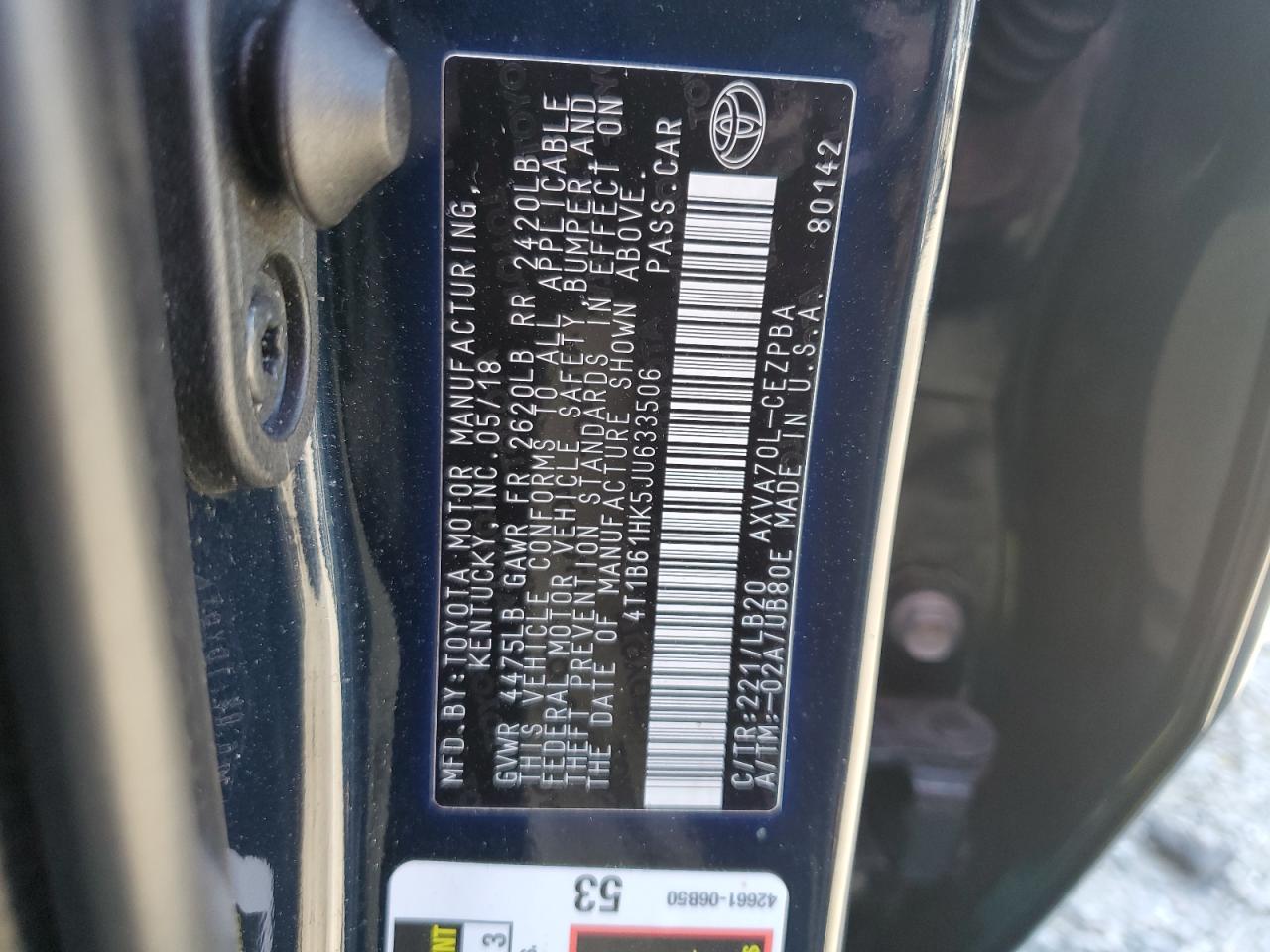 2018 Toyota Camry - Image 12