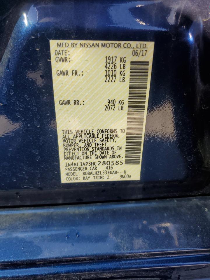 1N4AL3AP3HC280585 NISSAN ALTIMA 2017