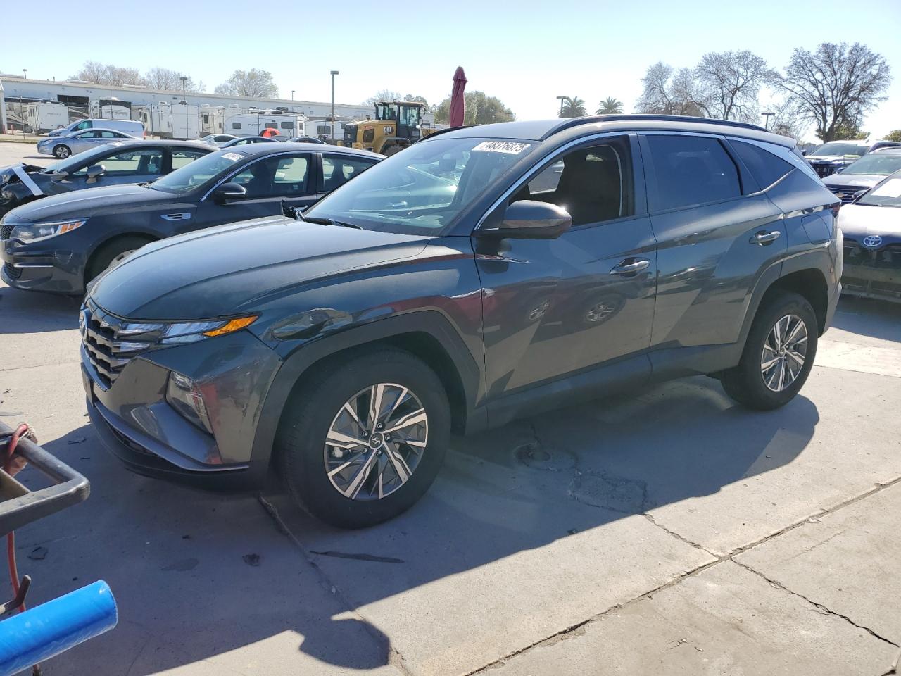 2024 Hyundai Tucson Blue zu verkaufen in Sacramento, CA - Front End