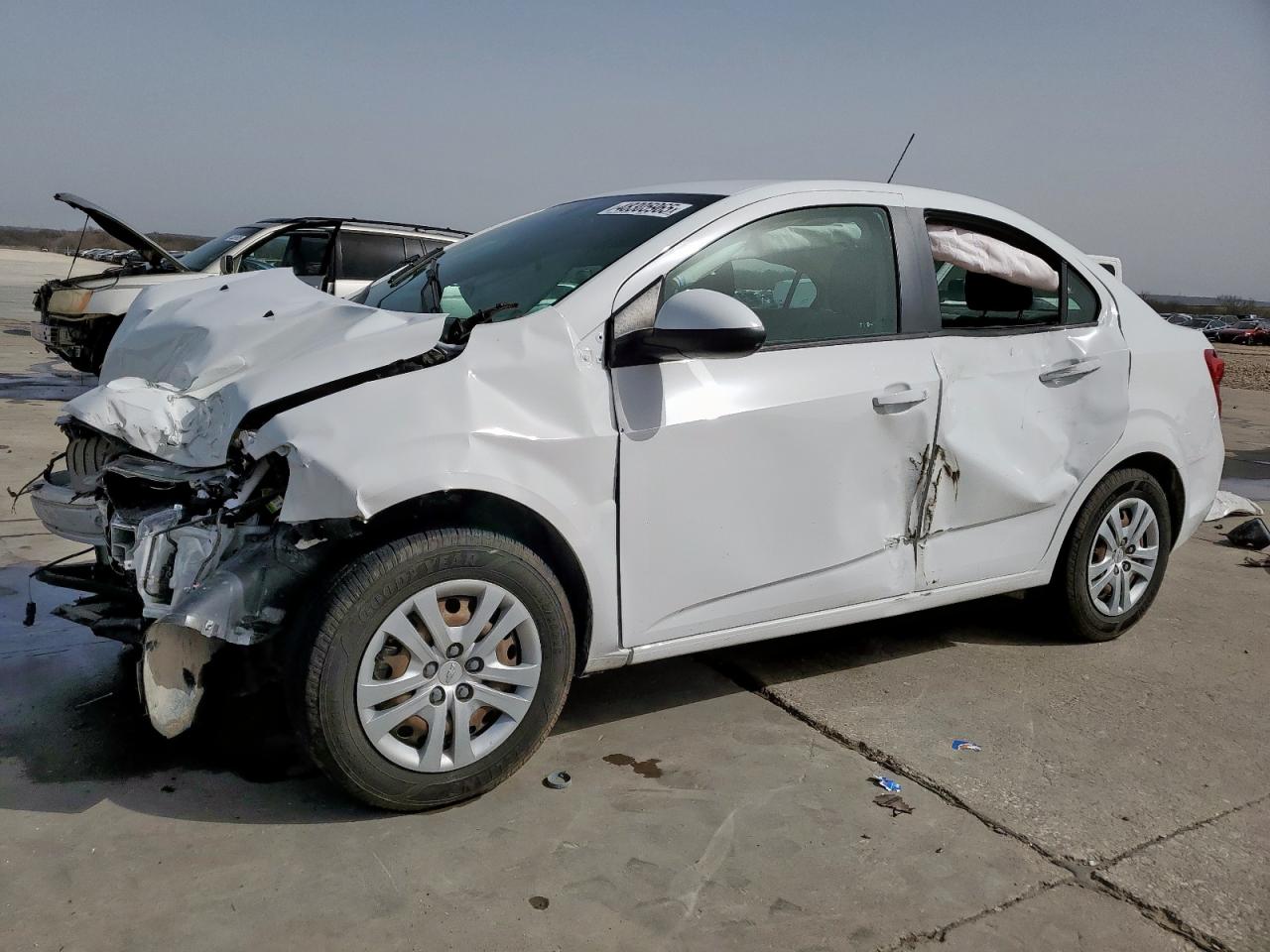 2017 Chevrolet Sonic Ls de vânzare în Grand Prairie, TX - Front End