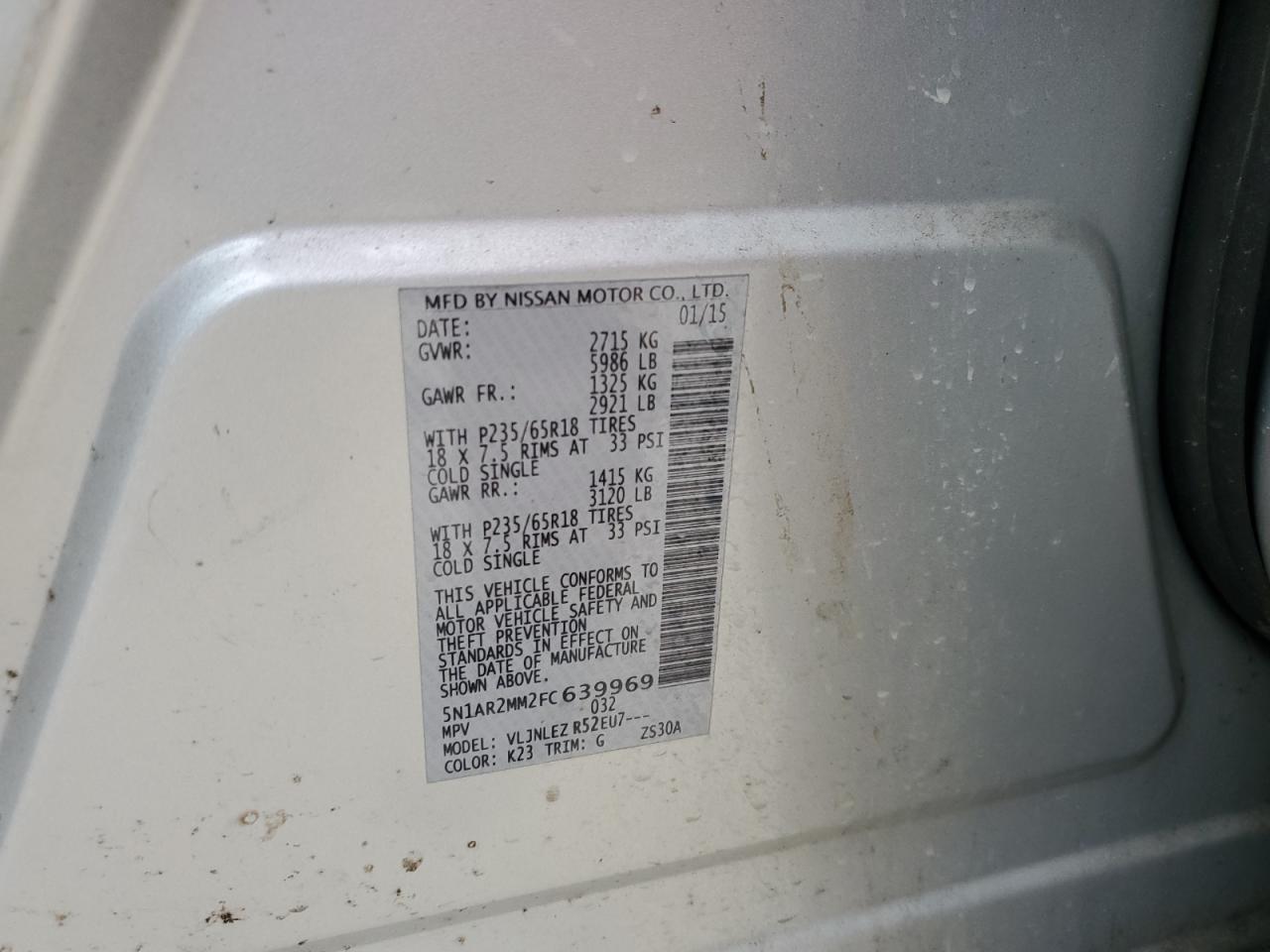 2015 Nissan Pathfinder - Image 12