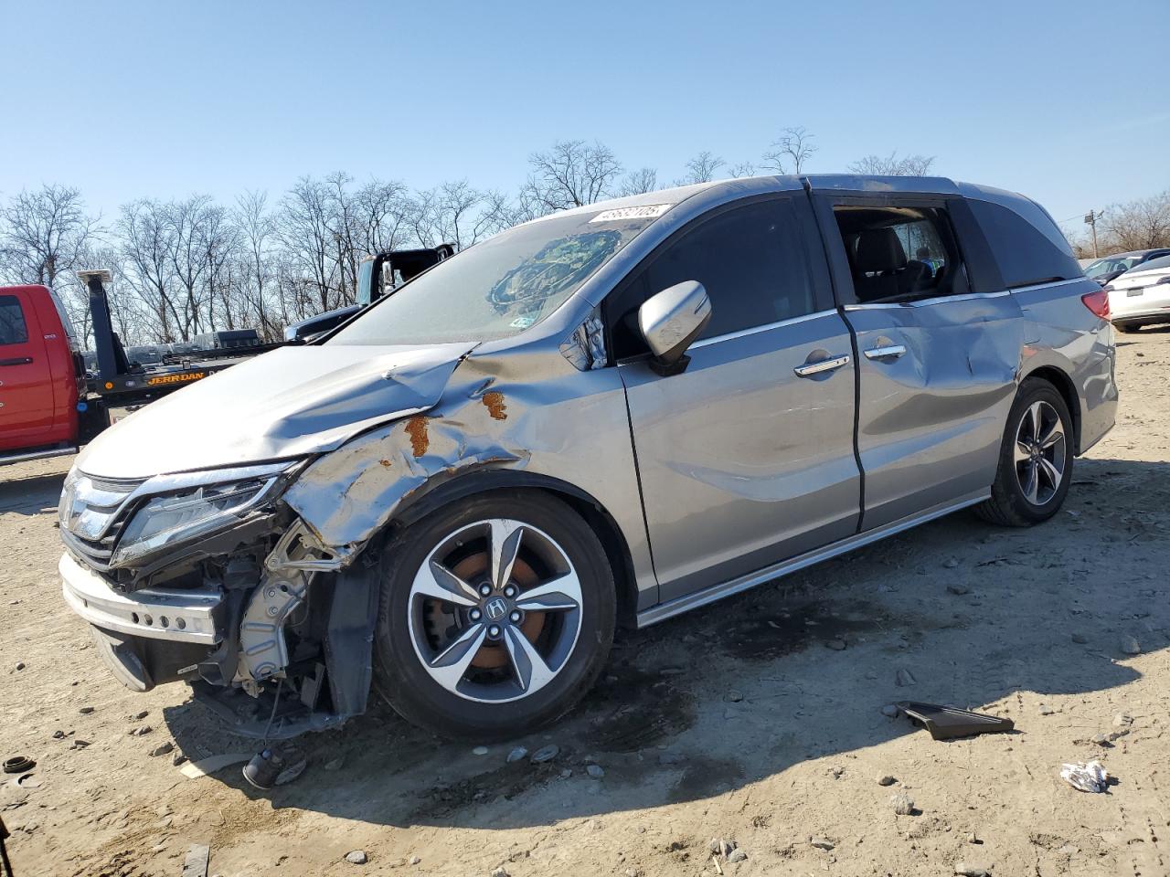 2019 Honda Odyssey Touring на продаже в Baltimore, MD - Front End