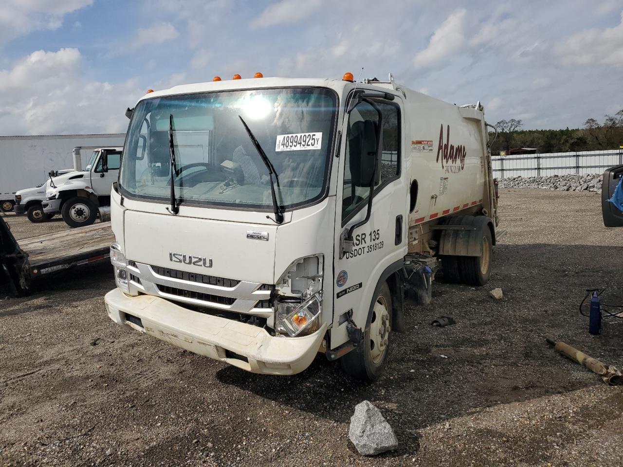 2024 Isuzu Nrr Refuse Truck for Sale in Newton, AL - Rollover