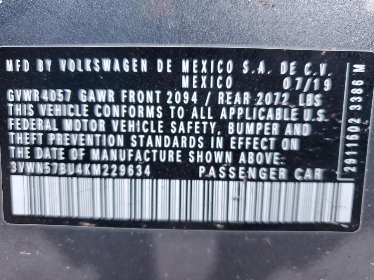 2019 Volkswagen Jetta - Image 13